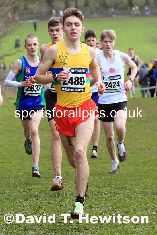 Mens Under-17s 2023 UK CAU Inter Counties Cross Country Champs, Prestwold Hall, Loughborough. Photo: David T. Hewitson/Sports for All Pics